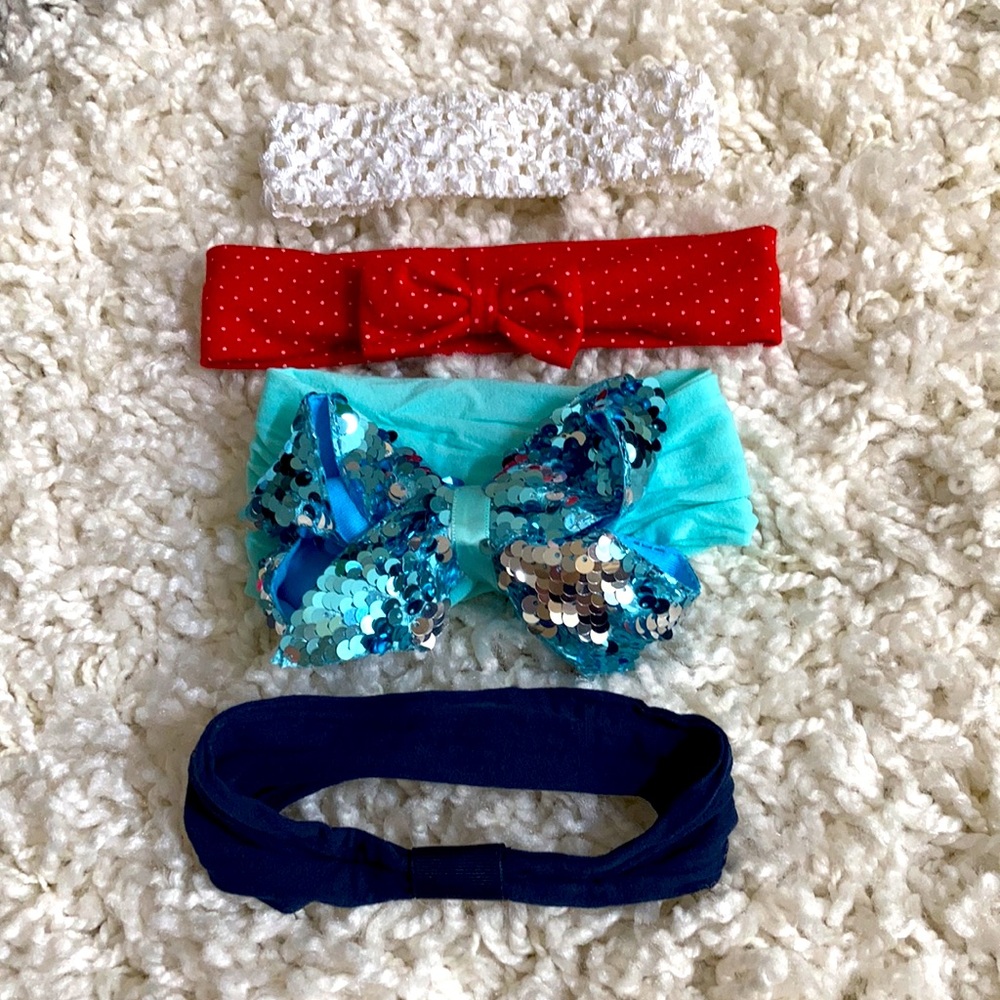 Bundle of 4 Baby Headbands